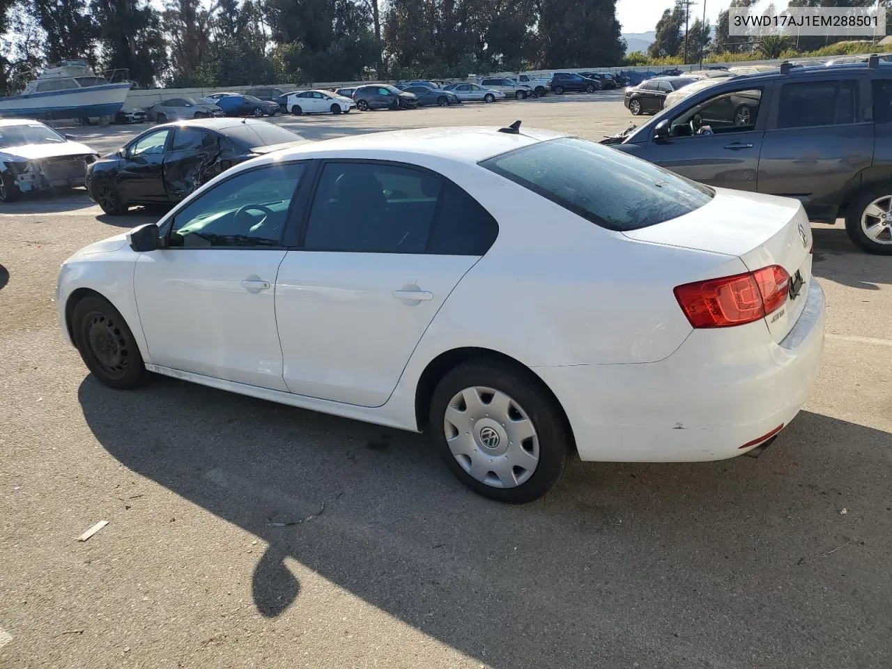 2014 Volkswagen Jetta Se VIN: 3VWD17AJ1EM288501 Lot: 74335094