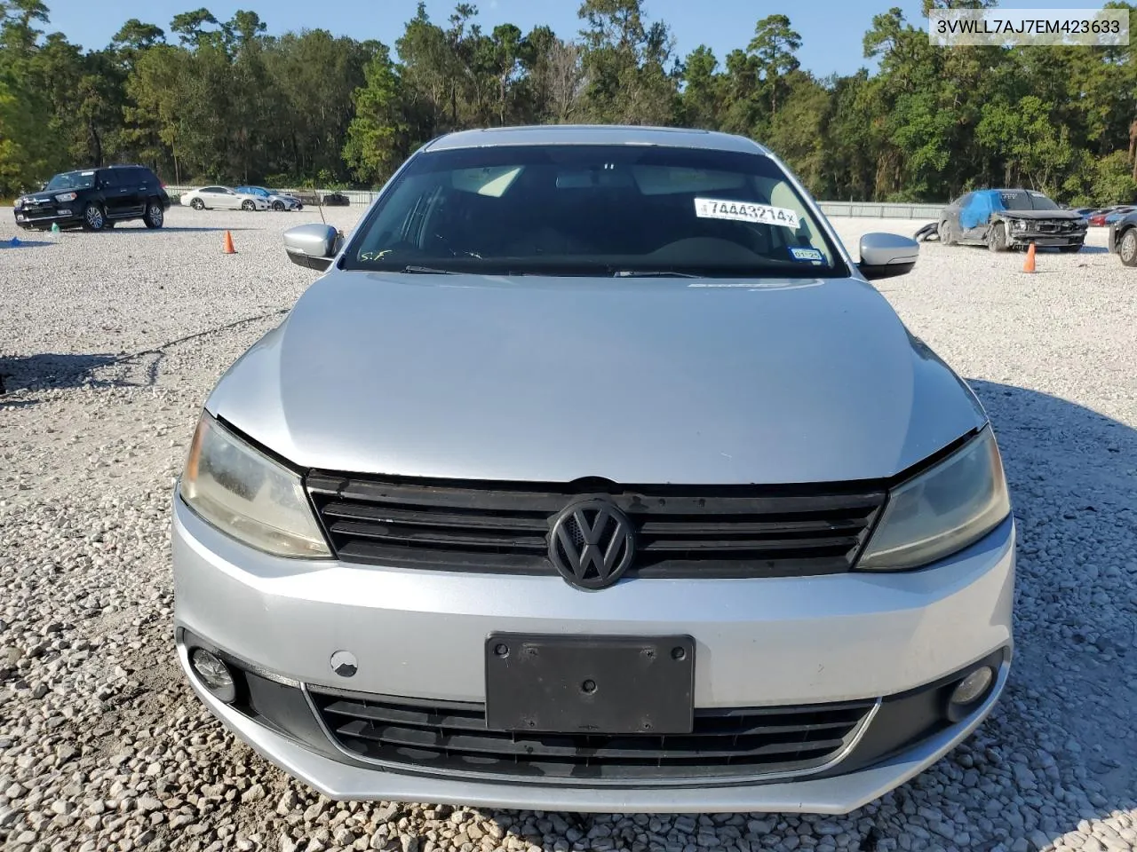 2014 Volkswagen Jetta Tdi VIN: 3VWLL7AJ7EM423633 Lot: 74443214