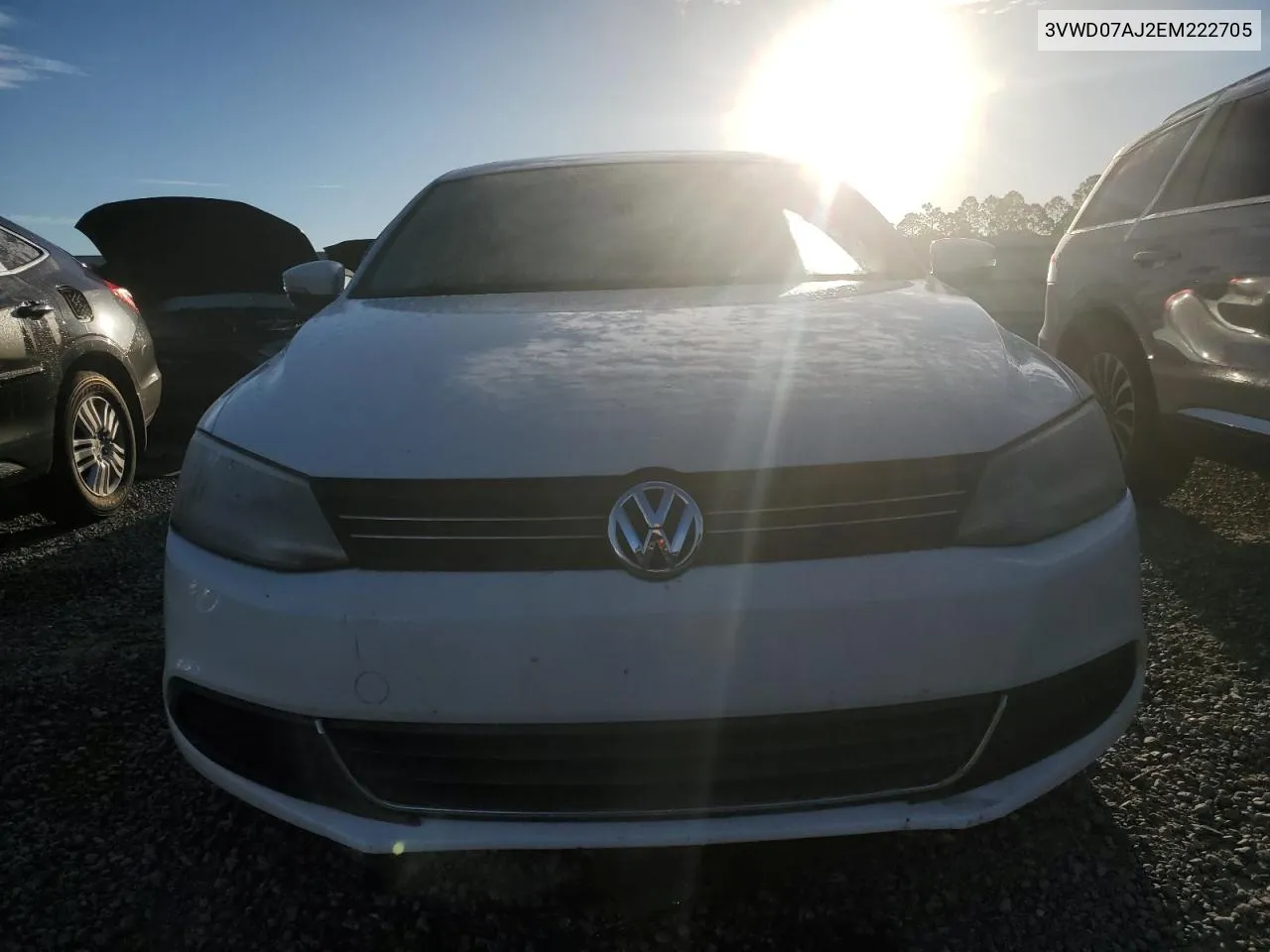 2014 Volkswagen Jetta Se VIN: 3VWD07AJ2EM222705 Lot: 74444954