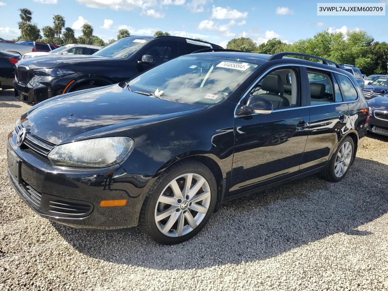 2014 Volkswagen Jetta Tdi VIN: 3VWPL7AJXEM600709 Lot: 74465894