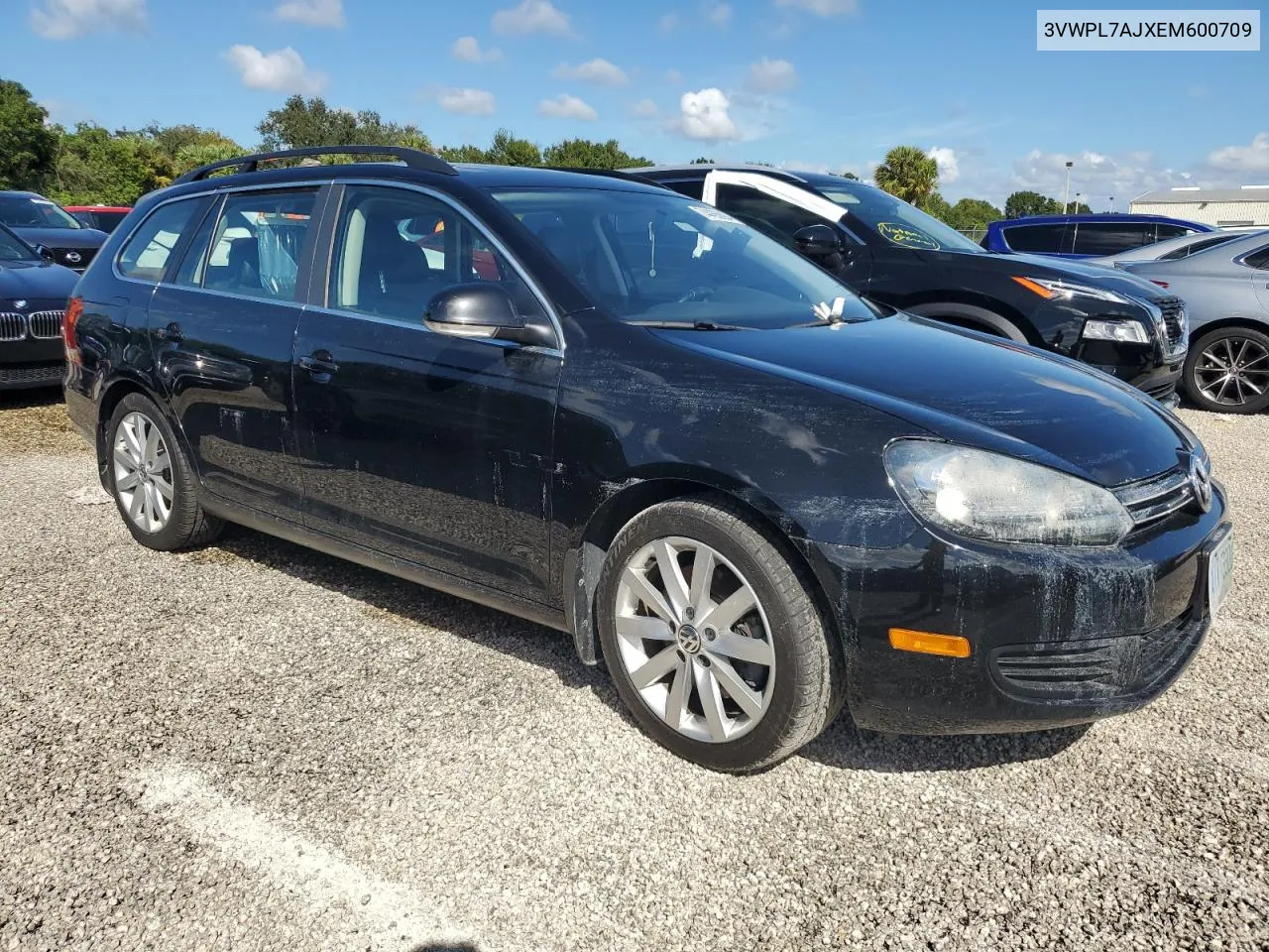 2014 Volkswagen Jetta Tdi VIN: 3VWPL7AJXEM600709 Lot: 74465894