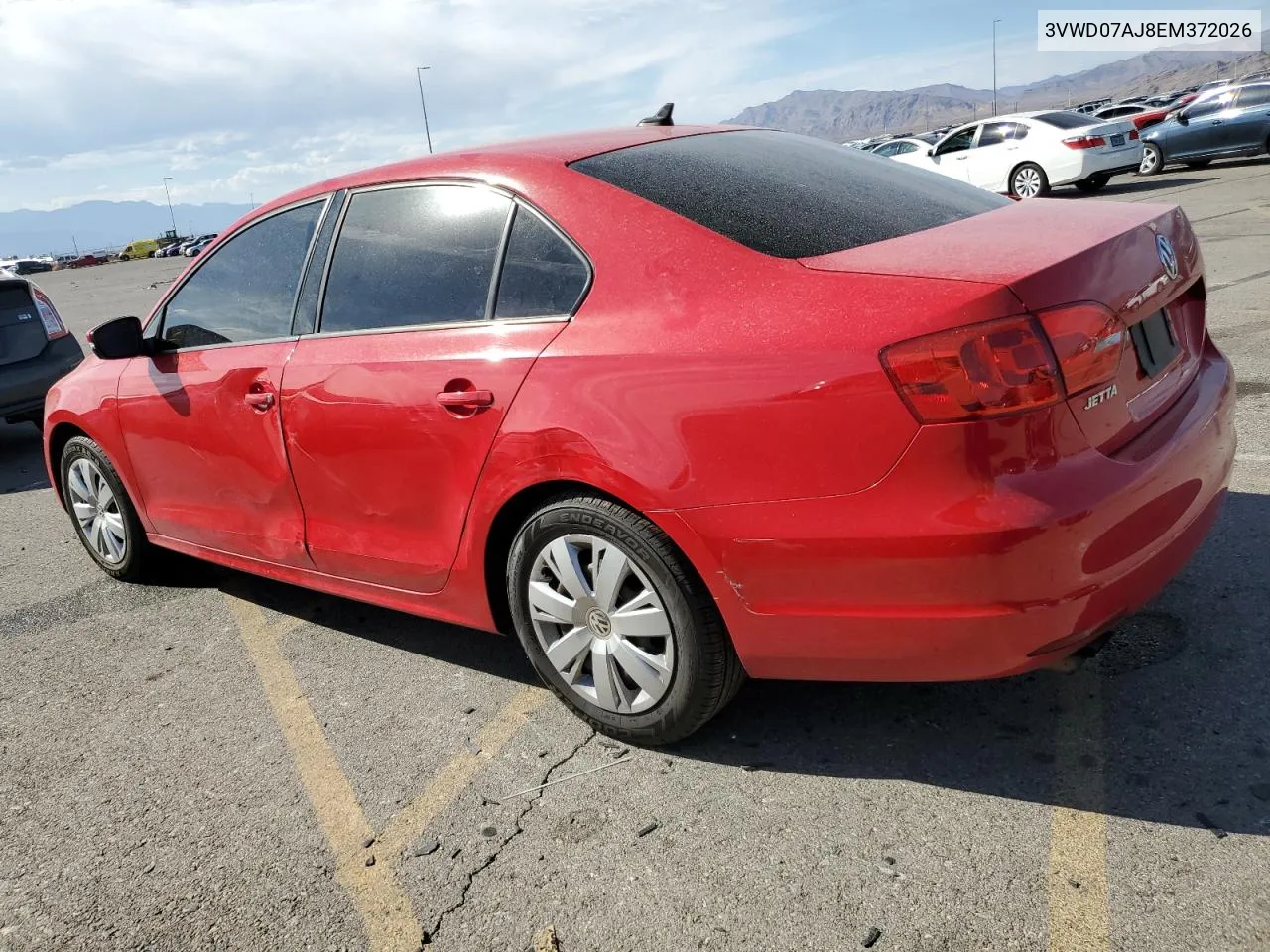 2014 Volkswagen Jetta Se VIN: 3VWD07AJ8EM372026 Lot: 74522084