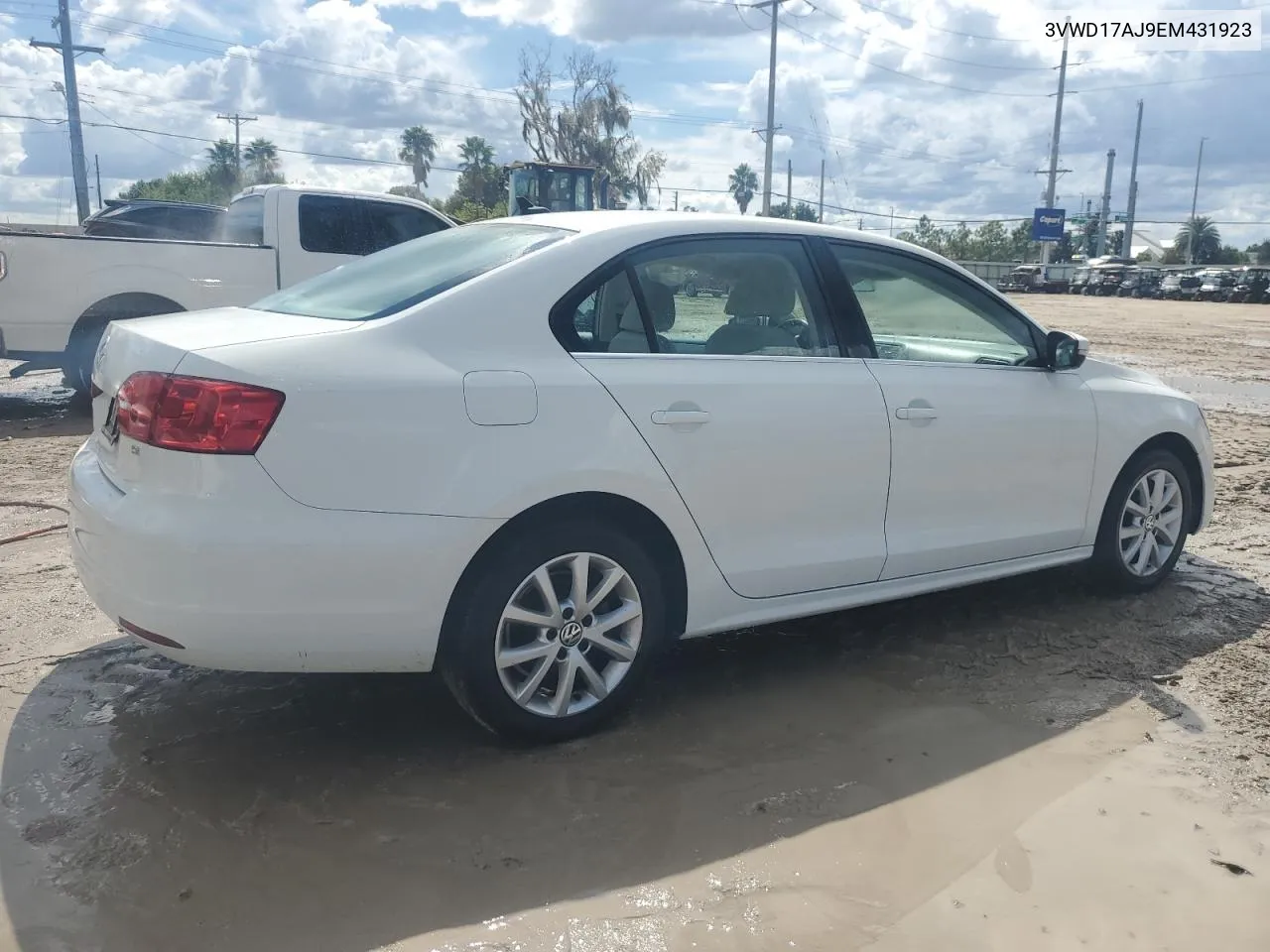 2014 Volkswagen Jetta Se VIN: 3VWD17AJ9EM431923 Lot: 74615594