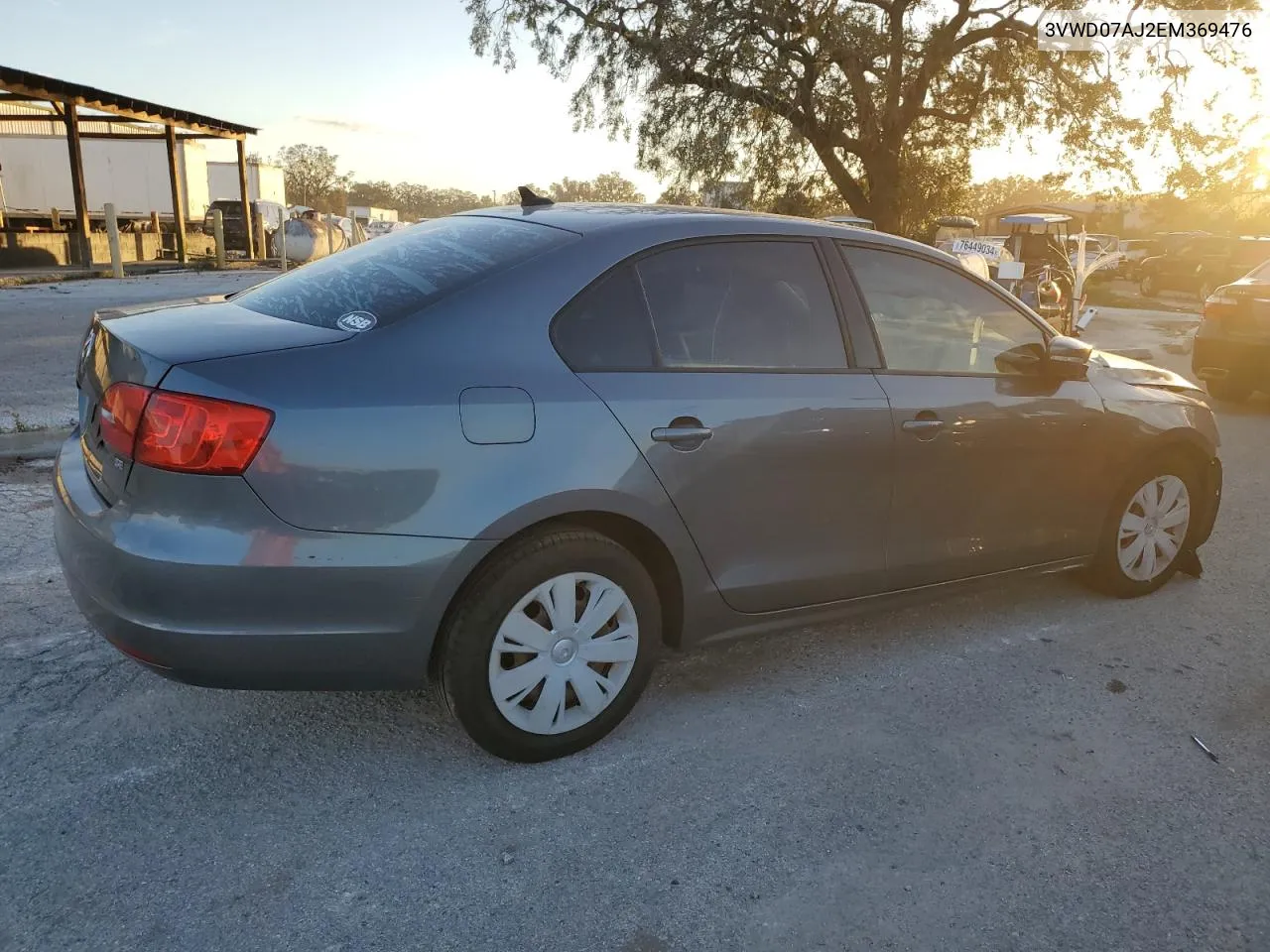 2014 Volkswagen Jetta Se VIN: 3VWD07AJ2EM369476 Lot: 74701374