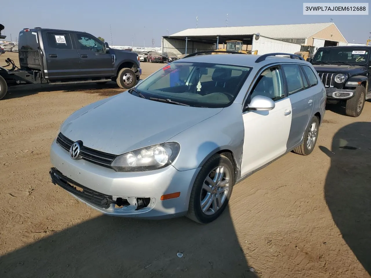 2014 Volkswagen Jetta Tdi VIN: 3VWPL7AJ0EM612688 Lot: 74790344