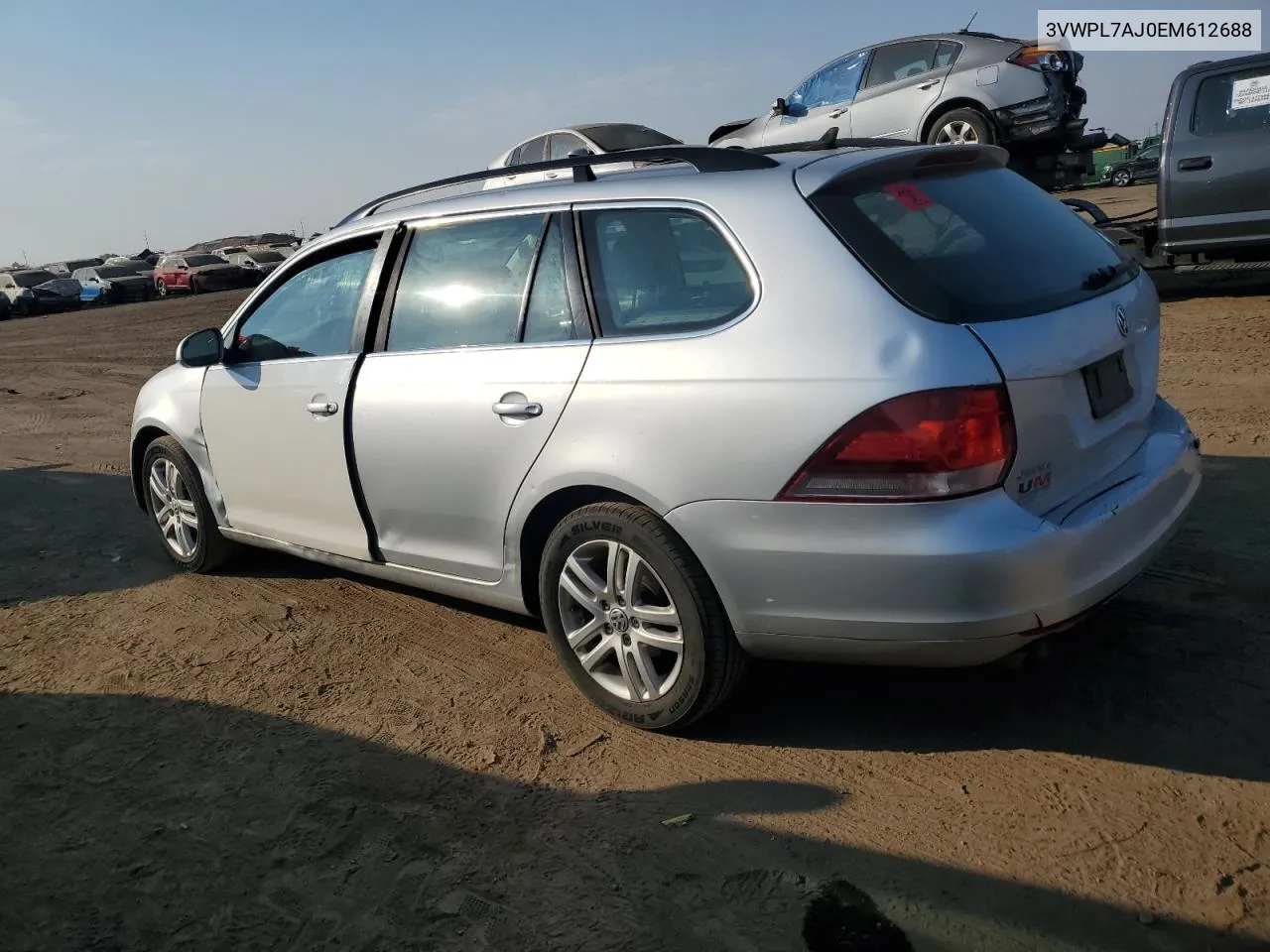 2014 Volkswagen Jetta Tdi VIN: 3VWPL7AJ0EM612688 Lot: 74790344