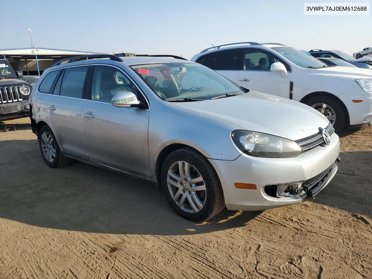 2014 Volkswagen Jetta Tdi VIN: 3VWPL7AJ0EM612688 Lot: 74790344