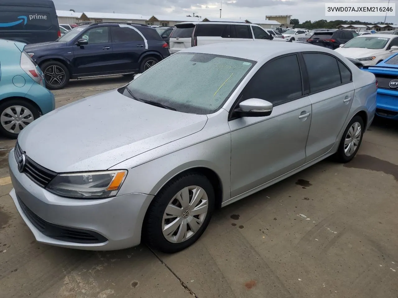 2014 Volkswagen Jetta Se VIN: 3VWD07AJXEM216246 Lot: 74932064