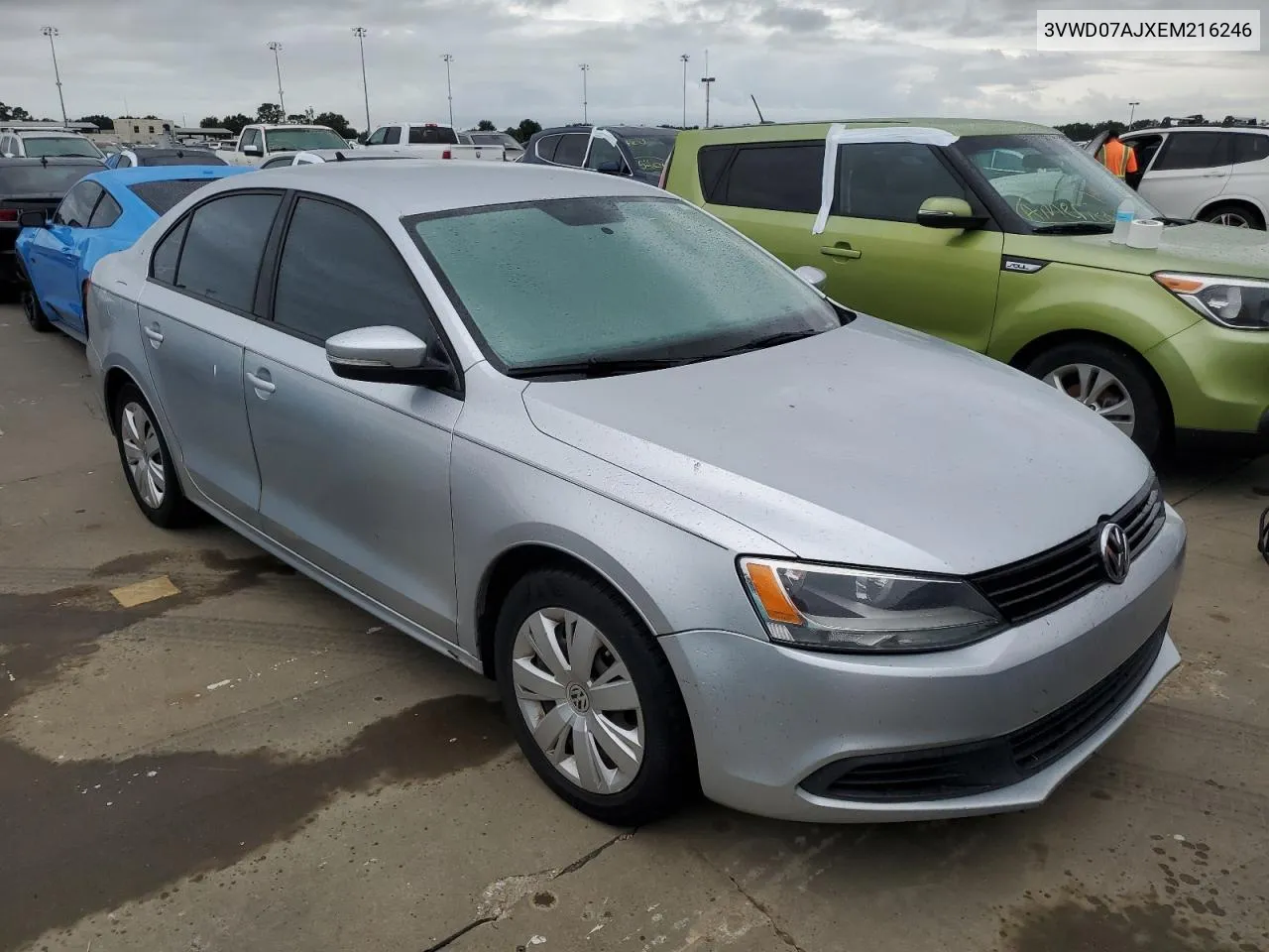 3VWD07AJXEM216246 2014 Volkswagen Jetta Se