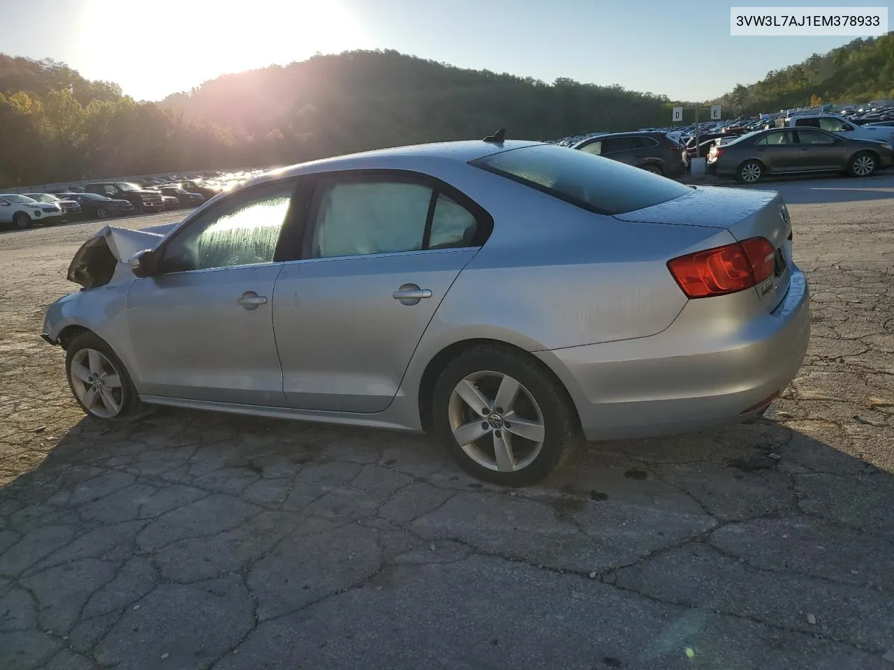 2014 Volkswagen Jetta Tdi VIN: 3VW3L7AJ1EM378933 Lot: 75101724