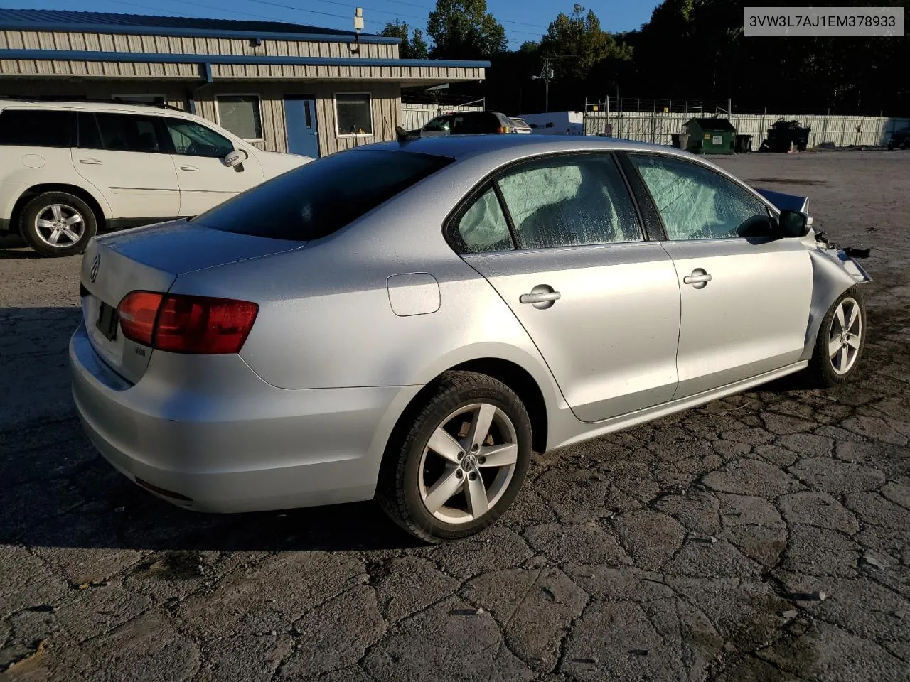 2014 Volkswagen Jetta Tdi VIN: 3VW3L7AJ1EM378933 Lot: 75101724