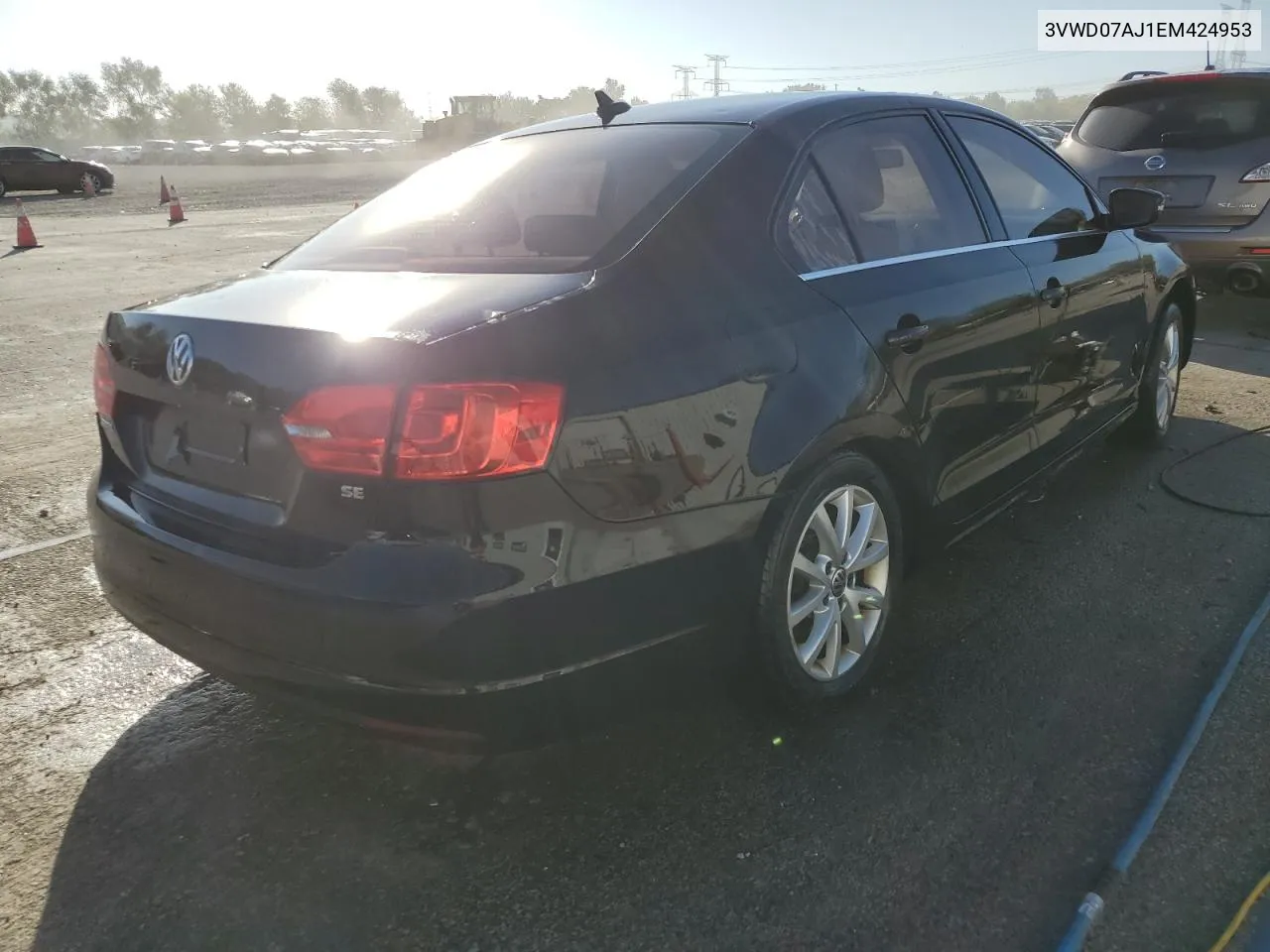 2014 Volkswagen Jetta Se VIN: 3VWD07AJ1EM424953 Lot: 75205764