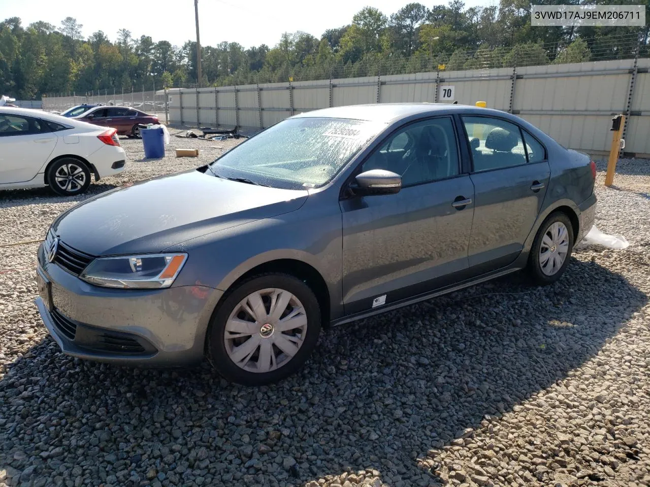 2014 Volkswagen Jetta Se VIN: 3VWD17AJ9EM206711 Lot: 75292884