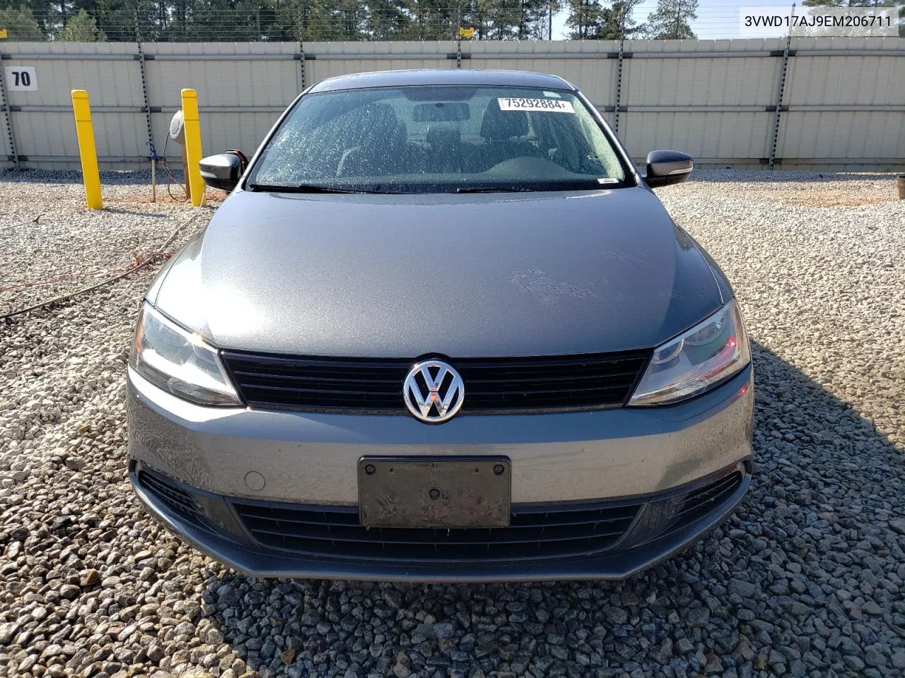 2014 Volkswagen Jetta Se VIN: 3VWD17AJ9EM206711 Lot: 75292884