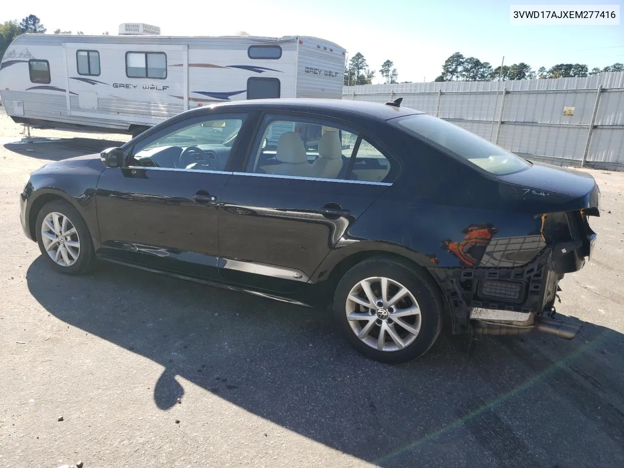 2014 Volkswagen Jetta Se VIN: 3VWD17AJXEM277416 Lot: 75310954