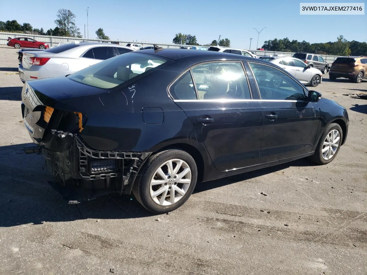 2014 Volkswagen Jetta Se VIN: 3VWD17AJXEM277416 Lot: 75310954