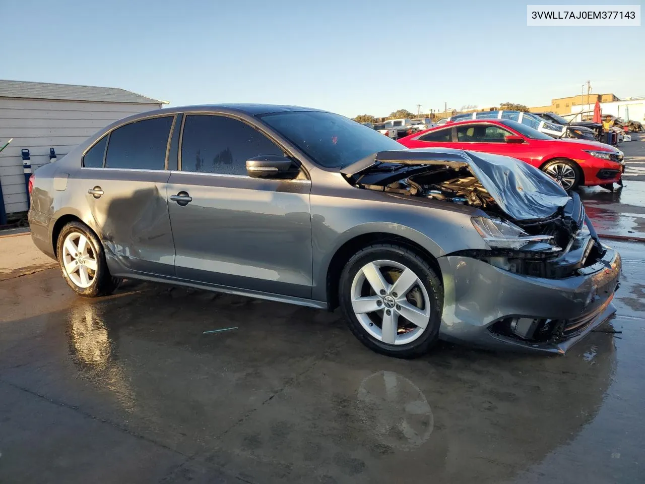 2014 Volkswagen Jetta Tdi VIN: 3VWLL7AJ0EM377143 Lot: 75431434