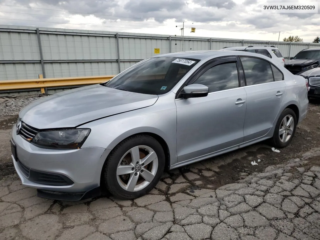 2014 Volkswagen Jetta Tdi VIN: 3VW3L7AJ6EM320509 Lot: 75617054