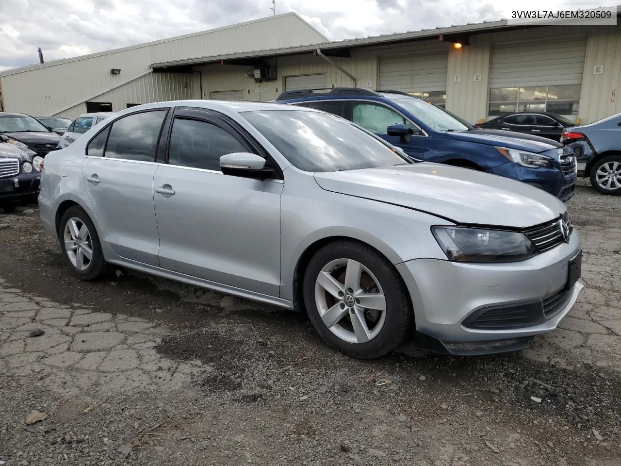 2014 Volkswagen Jetta Tdi VIN: 3VW3L7AJ6EM320509 Lot: 75617054