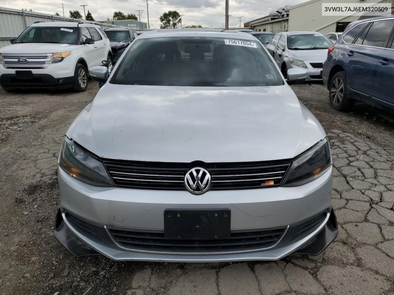 2014 Volkswagen Jetta Tdi VIN: 3VW3L7AJ6EM320509 Lot: 75617054