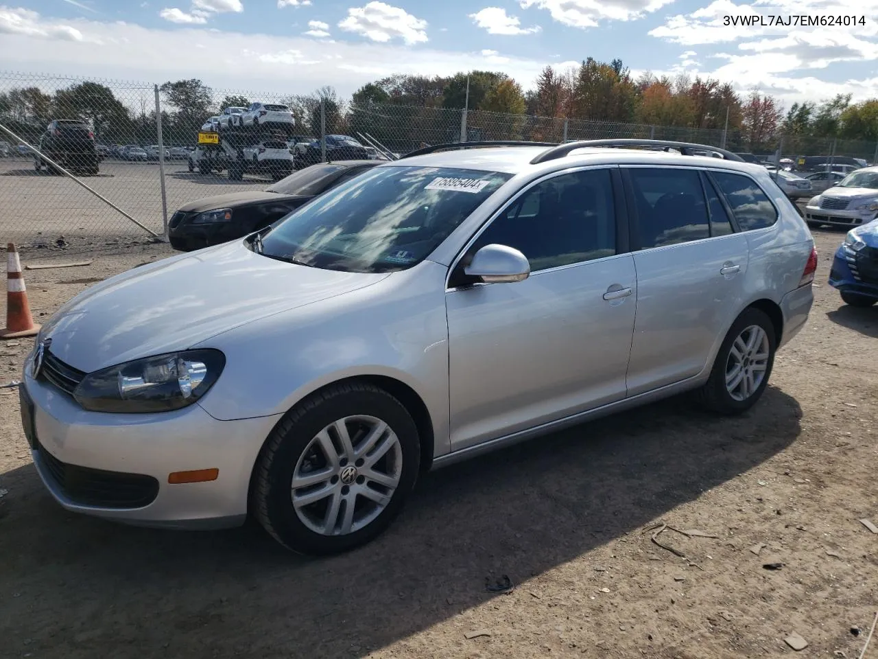 2014 Volkswagen Jetta Tdi VIN: 3VWPL7AJ7EM624014 Lot: 75895404