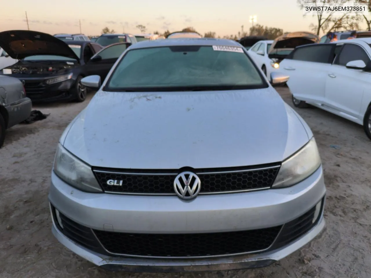 2014 Volkswagen Jetta Gli VIN: 3VW5T7AJ6EM373851 Lot: 76046354