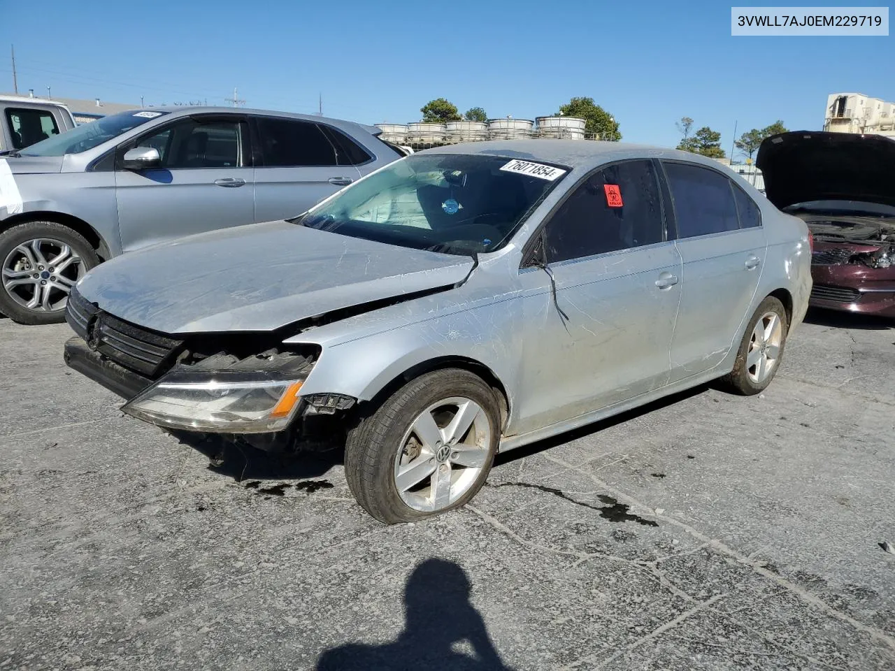 2014 Volkswagen Jetta Tdi VIN: 3VWLL7AJ0EM229719 Lot: 76071854