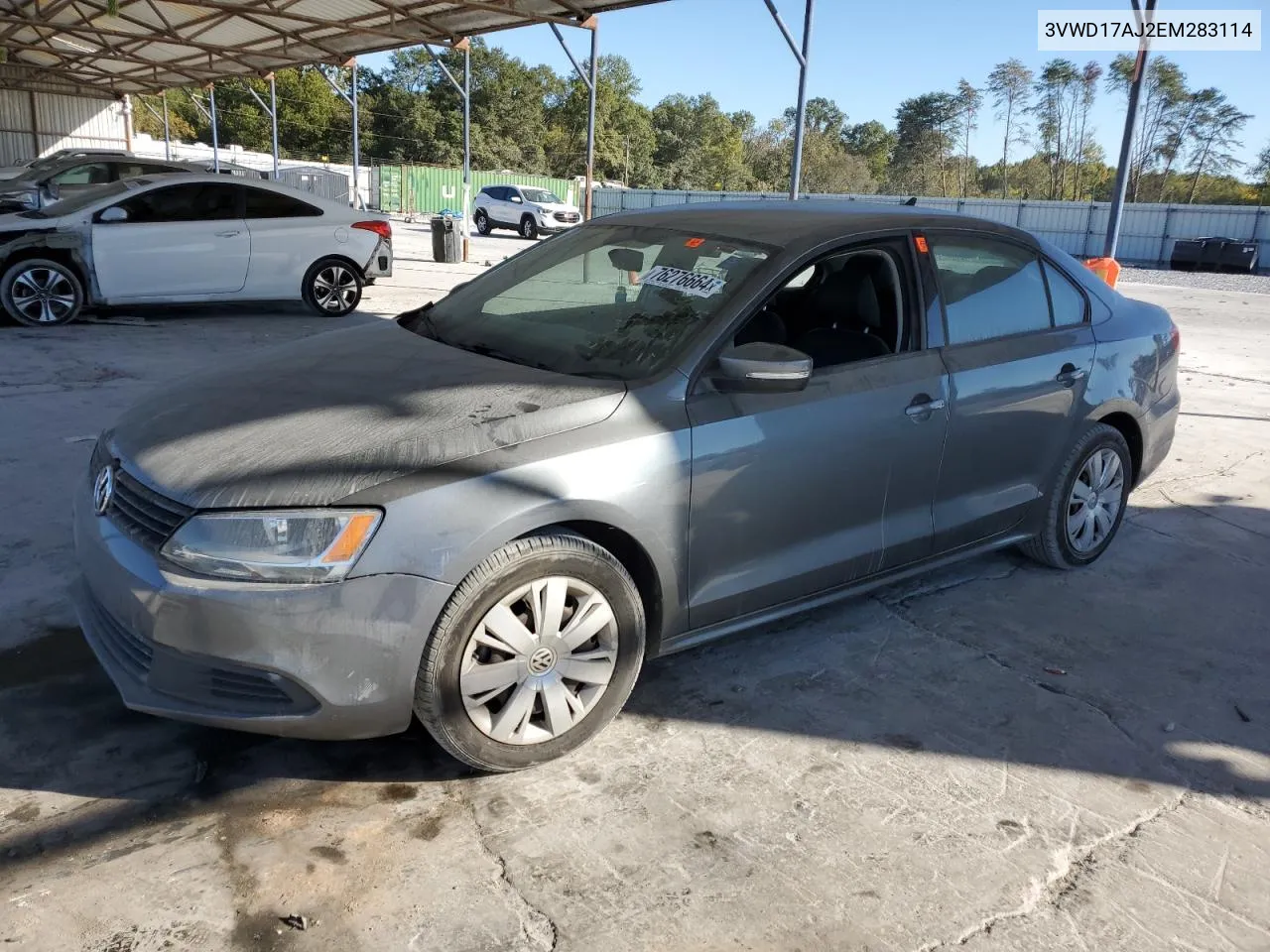 2014 Volkswagen Jetta Se VIN: 3VWD17AJ2EM283114 Lot: 76276664