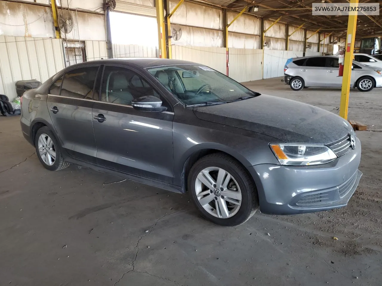 2014 Volkswagen Jetta Hybrid VIN: 3VW637AJ7EM275853 Lot: 76316934