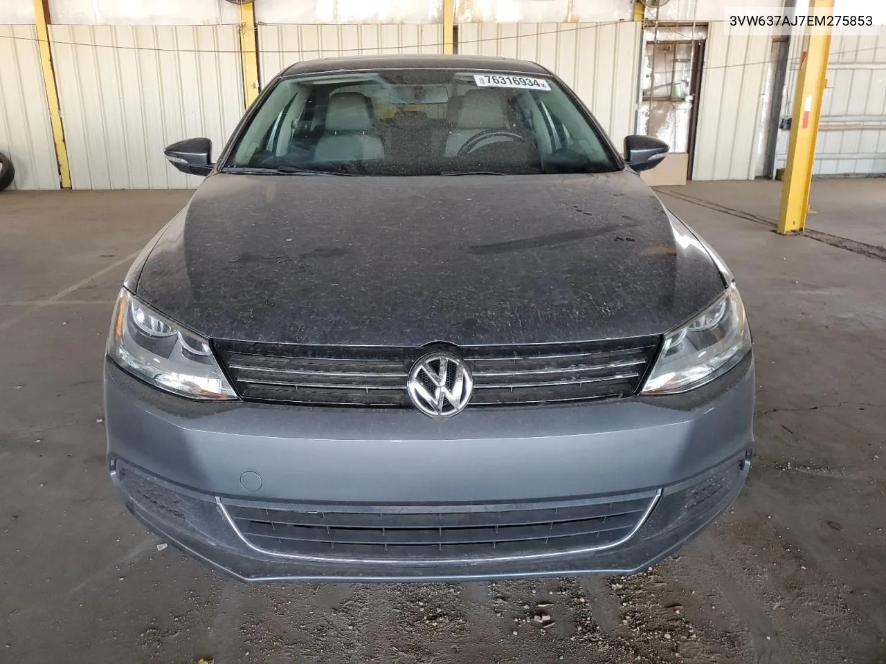 2014 Volkswagen Jetta Hybrid VIN: 3VW637AJ7EM275853 Lot: 76316934