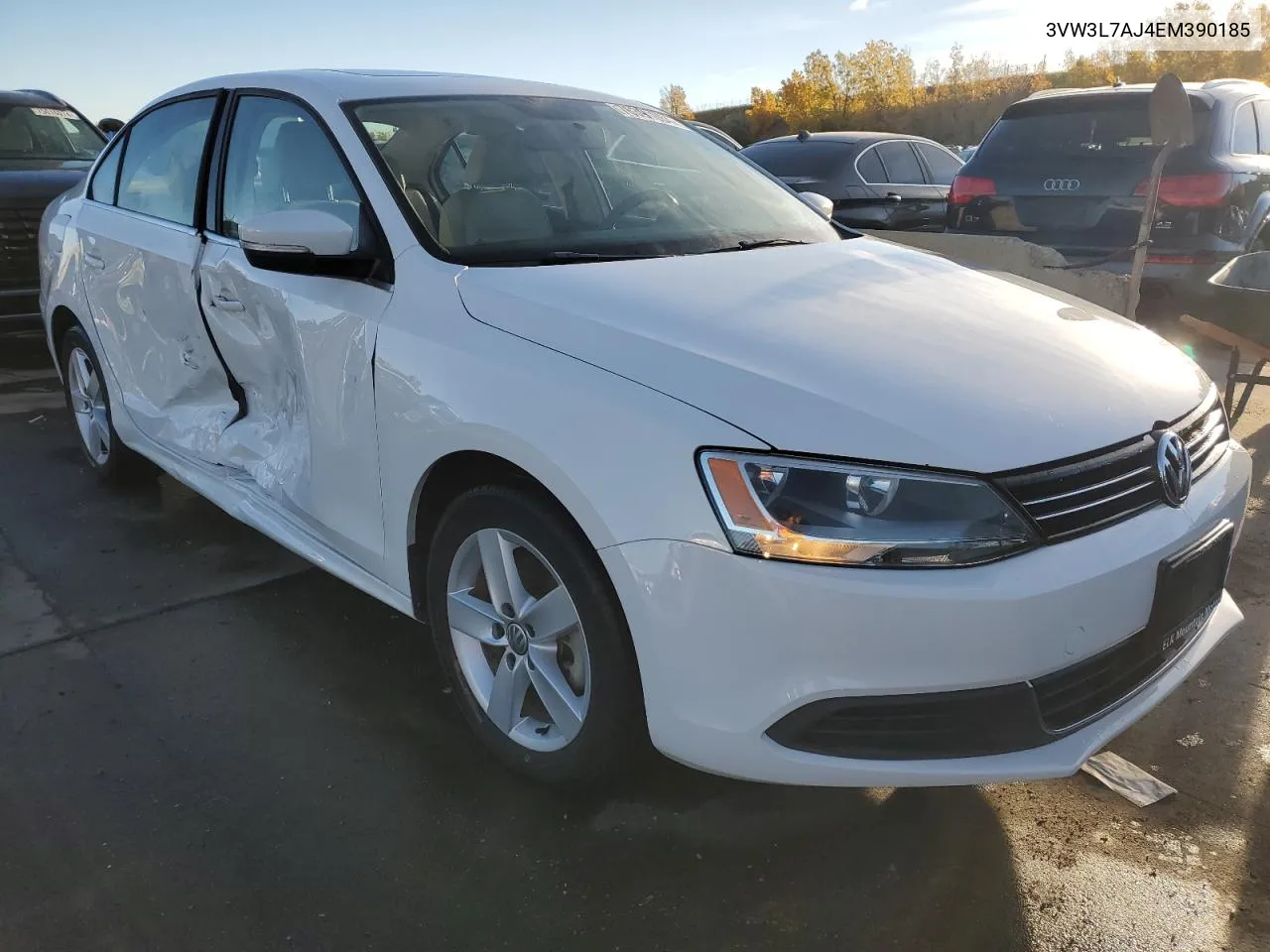 2014 Volkswagen Jetta Tdi VIN: 3VW3L7AJ4EM390185 Lot: 76391084