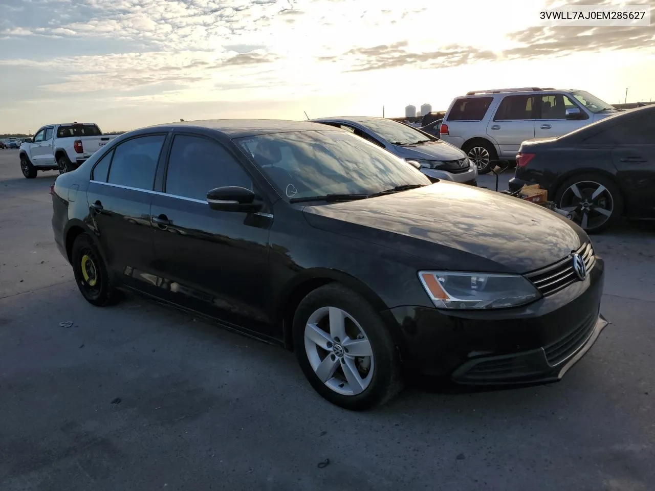 2014 Volkswagen Jetta Tdi VIN: 3VWLL7AJ0EM285627 Lot: 76425394