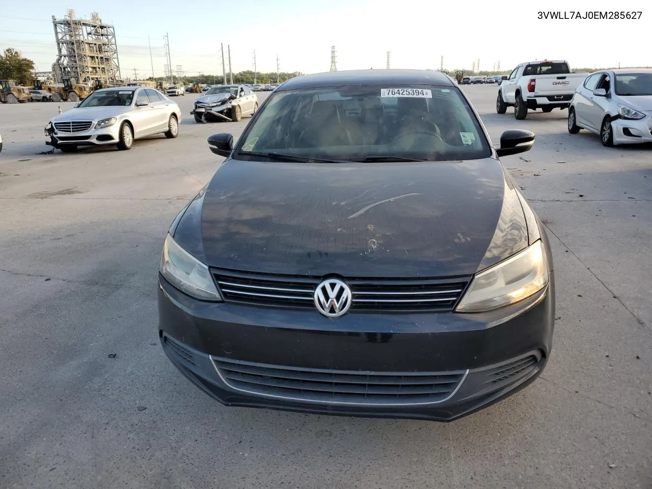 2014 Volkswagen Jetta Tdi VIN: 3VWLL7AJ0EM285627 Lot: 76425394