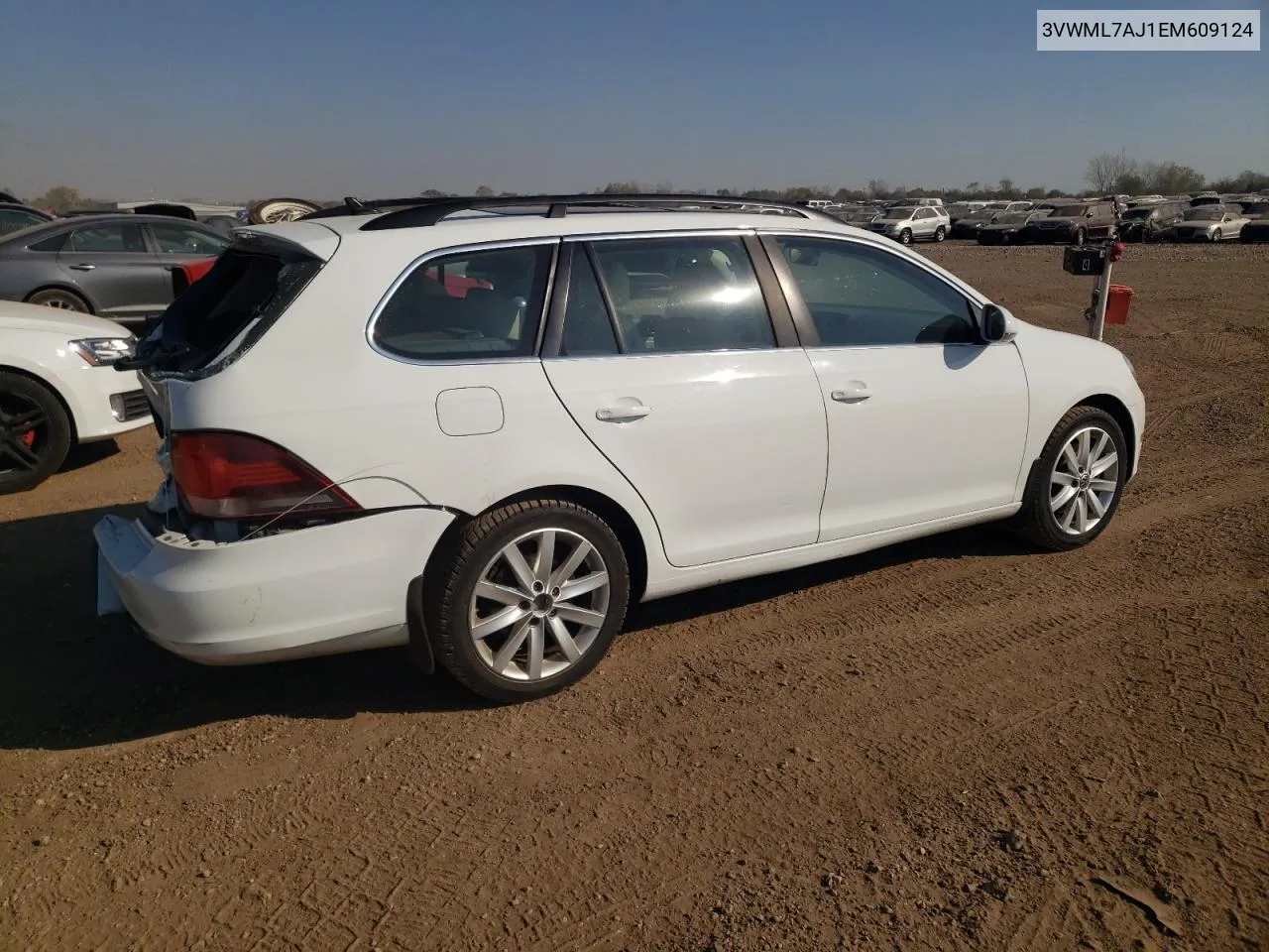 2014 Volkswagen Jetta Tdi VIN: 3VWML7AJ1EM609124 Lot: 76565664