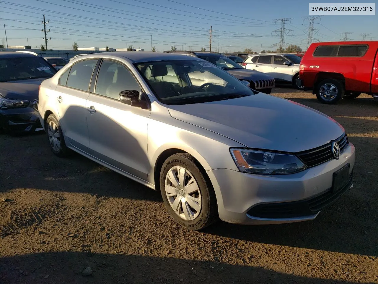 2014 Volkswagen Jetta Se VIN: 3VWB07AJ2EM327316 Lot: 76908014