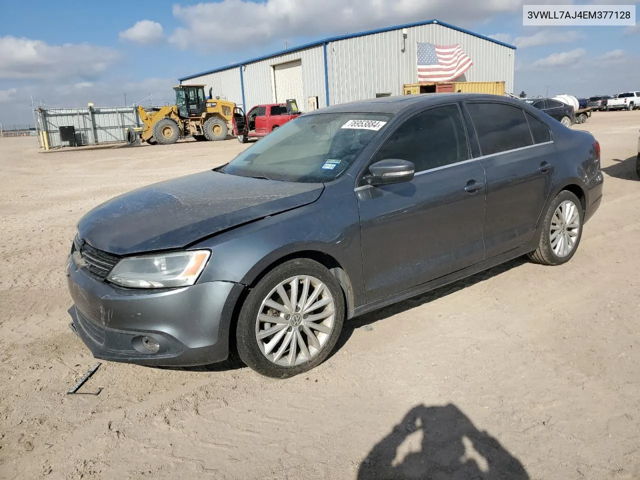 2014 Volkswagen Jetta Tdi VIN: 3VWLL7AJ4EM377128 Lot: 76953884