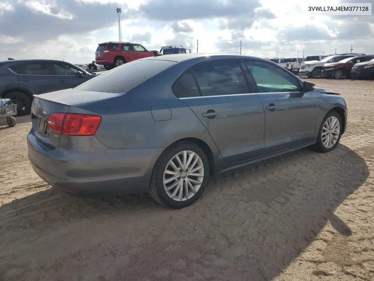 2014 Volkswagen Jetta Tdi VIN: 3VWLL7AJ4EM377128 Lot: 76953884