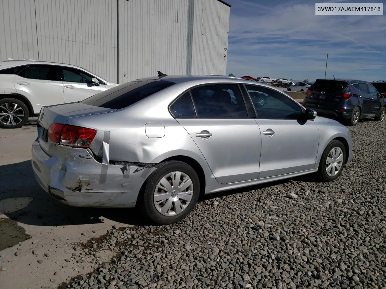 2014 Volkswagen Jetta Se VIN: 3VWD17AJ6EM417848 Lot: 77000794