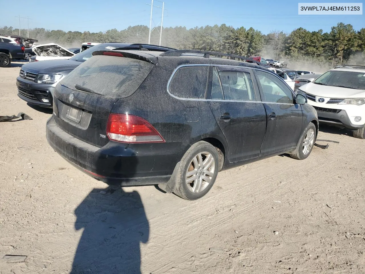 2014 Volkswagen Jetta Tdi VIN: 3VWPL7AJ4EM611253 Lot: 77013244