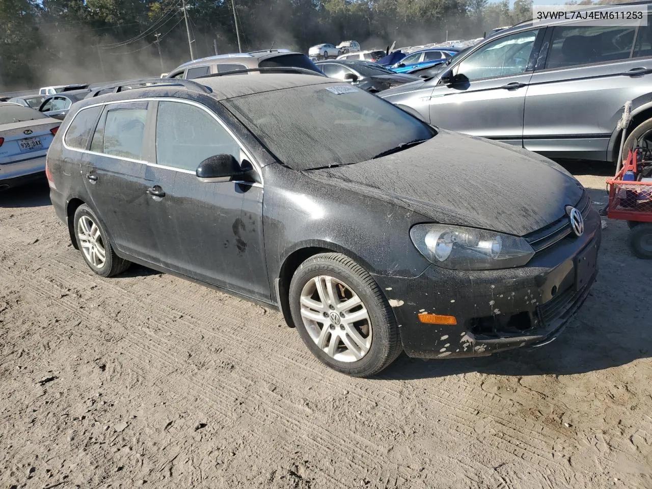 2014 Volkswagen Jetta Tdi VIN: 3VWPL7AJ4EM611253 Lot: 77013244