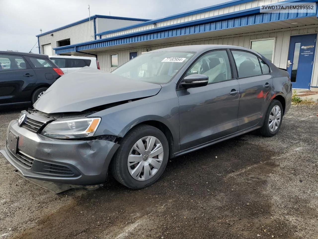 2014 Volkswagen Jetta Se VIN: 3VWD17AJ1EM289552 Lot: 77182954