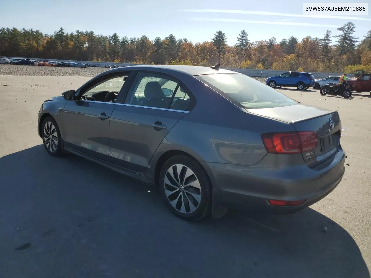 2014 Volkswagen Jetta Hybrid VIN: 3VW637AJ5EM210886 Lot: 77267544