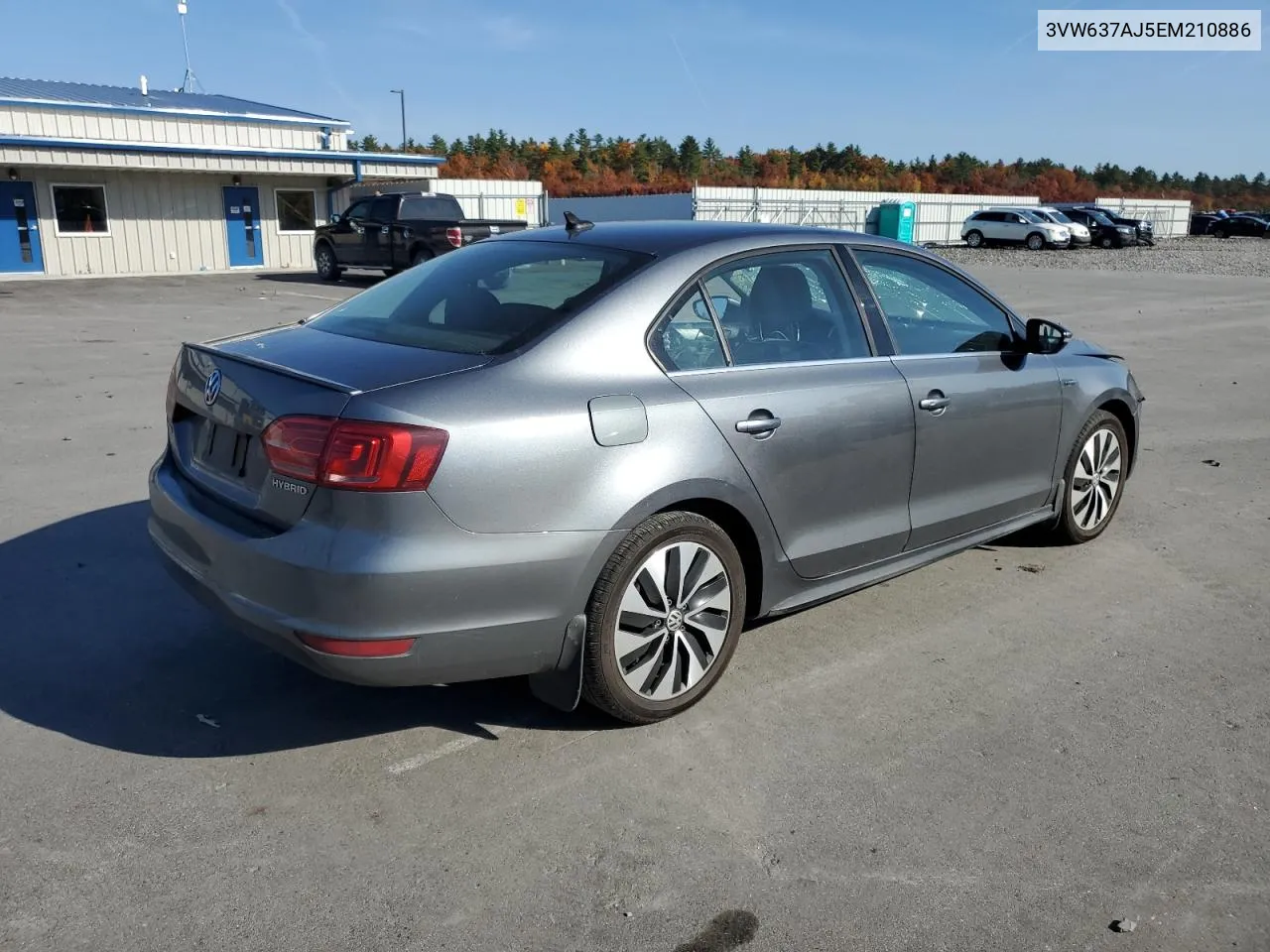 2014 Volkswagen Jetta Hybrid VIN: 3VW637AJ5EM210886 Lot: 77267544