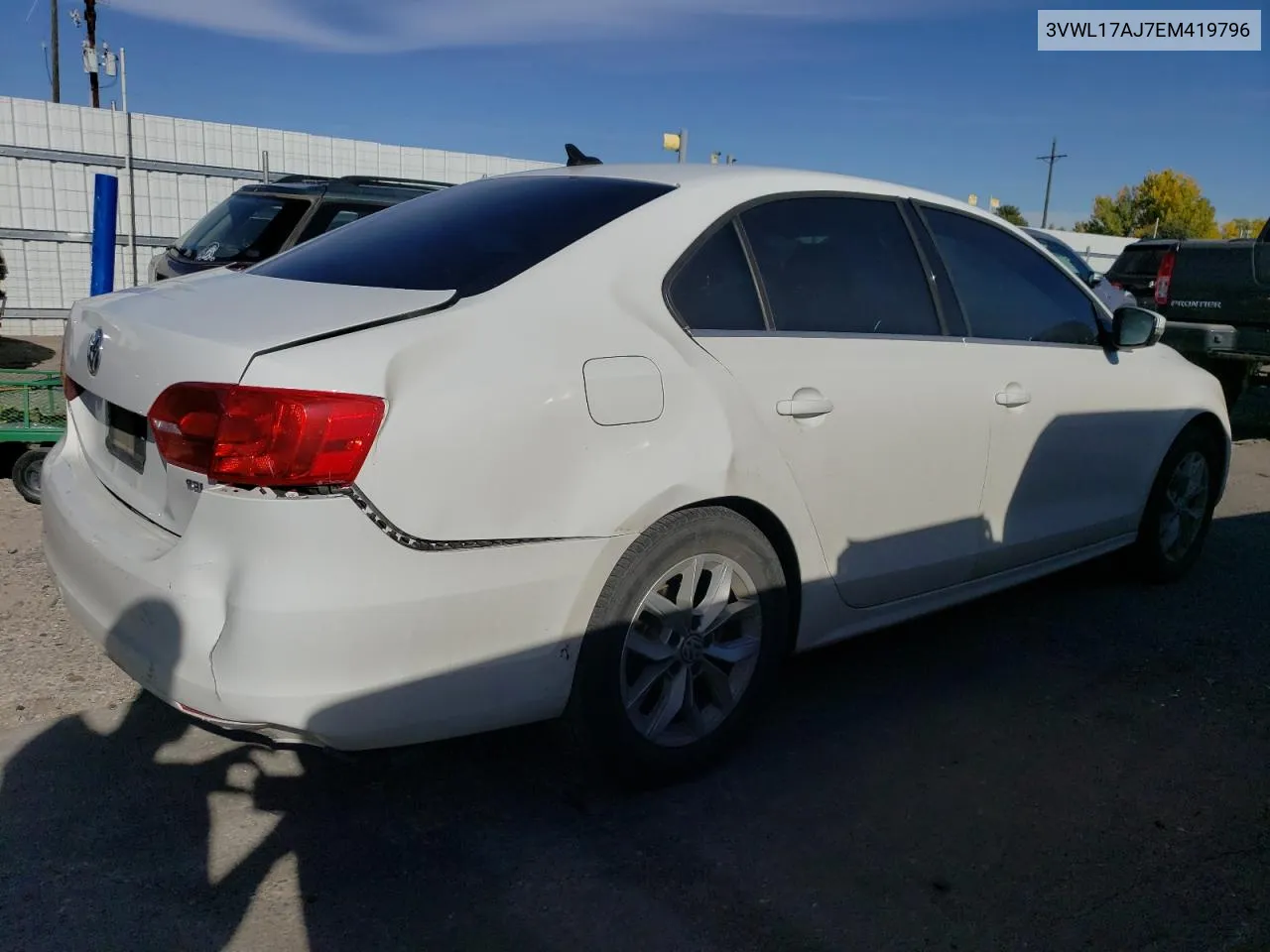 2014 Volkswagen Jetta Sel VIN: 3VWL17AJ7EM419796 Lot: 77284964