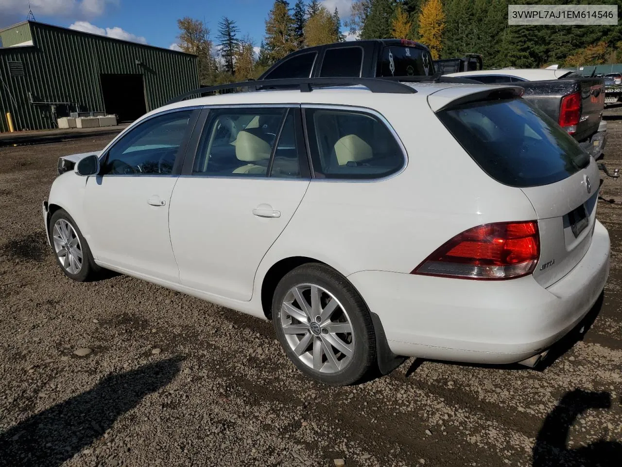 2014 Volkswagen Jetta Tdi VIN: 3VWPL7AJ1EM614546 Lot: 77416174