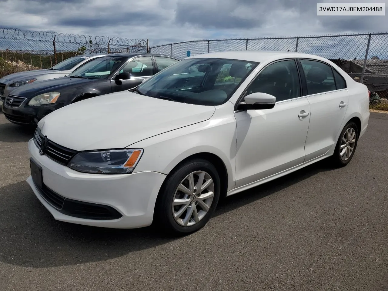 2014 Volkswagen Jetta Se VIN: 3VWD17AJ0EM204488 Lot: 77500574