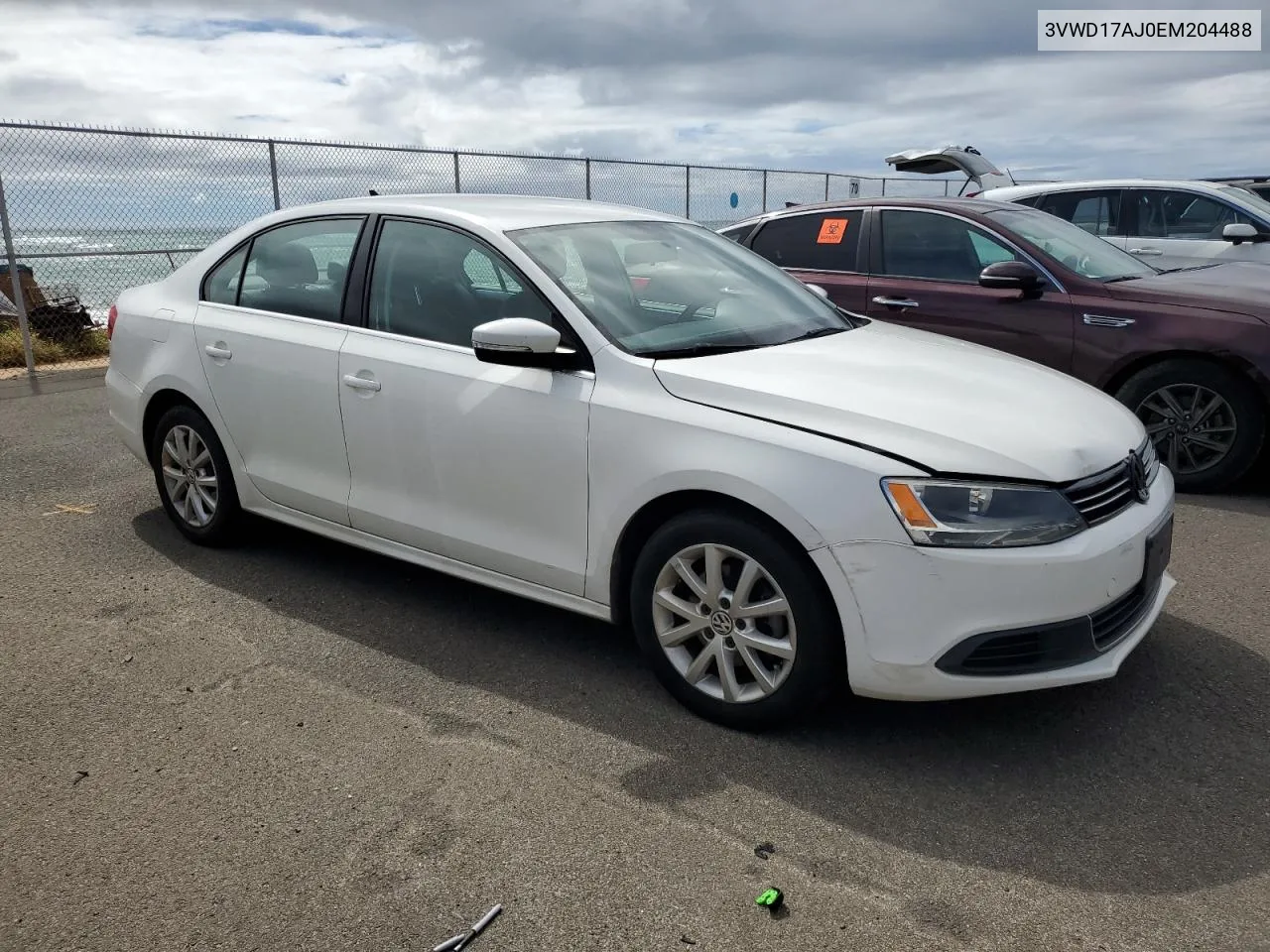 2014 Volkswagen Jetta Se VIN: 3VWD17AJ0EM204488 Lot: 77500574