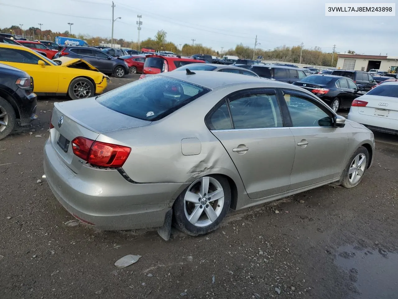 2014 Volkswagen Jetta Tdi VIN: 3VWLL7AJ8EM243898 Lot: 77612654