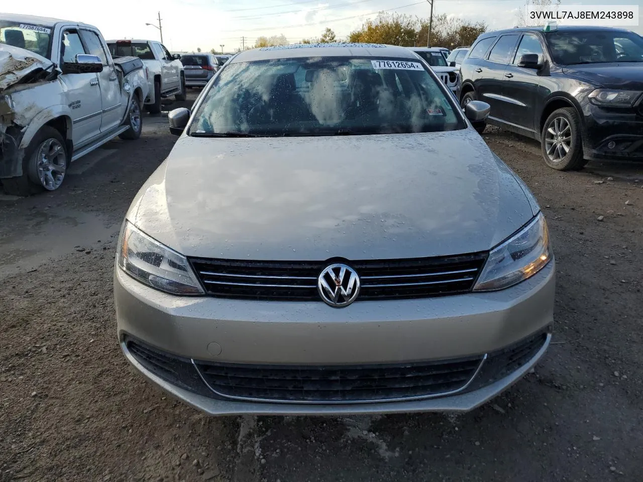 2014 Volkswagen Jetta Tdi VIN: 3VWLL7AJ8EM243898 Lot: 77612654