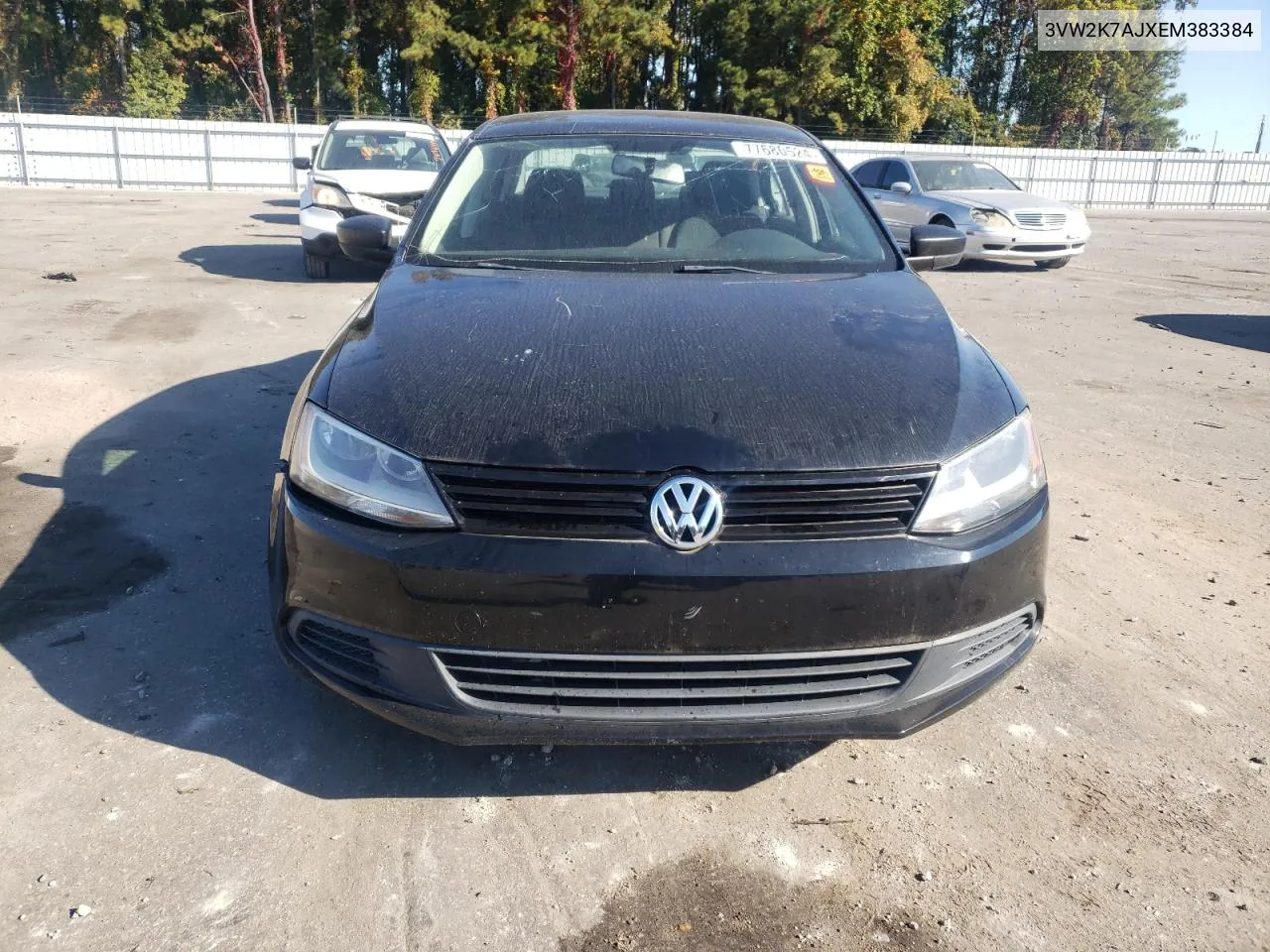 2014 Volkswagen Jetta Base VIN: 3VW2K7AJXEM383384 Lot: 77680524